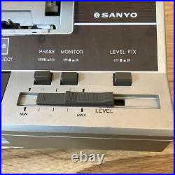 Vintage Sanyo MR-33DR Cassette Player Recorder For Parts As-Is