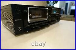 Vintage Sanyo PLUS D62 cassette tape deck recorder, working well