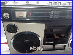Vintage Sanyo Stereo Radio Cassette Recorder Boombox M 4500k