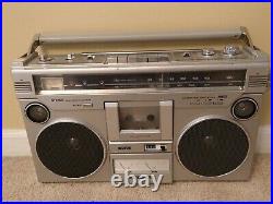 Vintage Sanyo Stereo Radio Cassette Recorder M9978f Boom Box/ghetto Blaster