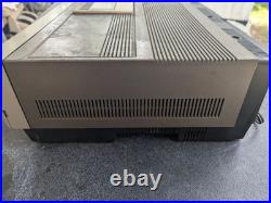 Vintage Sanyo VCR 3900 Betamax Video Cassette Recorder Powers On RE