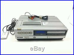 Vintage Sanyo VCR 4400 Betamax Video Cassette Recorder Player Partially Working
