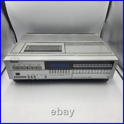 Vintage Sanyo VCR 4600 Betacord Beta Betamax Video Cassette Recorder Powers On