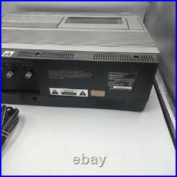 Vintage Sanyo VCR 4600 Betacord Beta Betamax Video Cassette Recorder Powers On