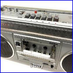 Vintage Sanyo m9982F Stereo AM/FM Radio Cassette Recorder Read