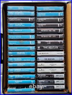 Vintage Sealed Beatles Cassette Collection All US LP Releases Thru Red & Blue +