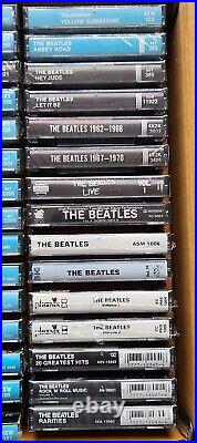 Vintage Sealed Beatles Cassette Collection All US LP Releases Thru Red & Blue +