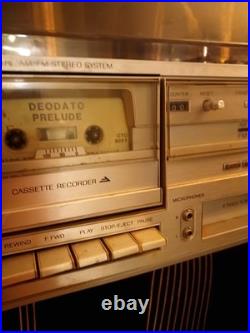 Vintage Sears AM/FM Home Stereo, Phonograph, Cassette, Record, 8 Track, 1970s