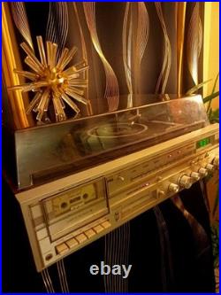 Vintage Sears AM/FM Home Stereo, Phonograph, Cassette, Record, 8 Track, 1970s