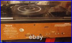 Vintage Sears AM/FM Home Stereo, Phonograph, Cassette, Record, 8 Track, 1970s