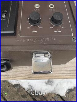 Vintage Sharp Av 2000 Cassette Recorder /Public Address In Case RARE Tested