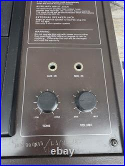 Vintage Sharp Av 2000 Cassette Recorder /Public Address In Case RARE Tested