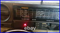 Vintage Sharp GF-6565H Stereo Radio Cassette Recorder Ghetto Blaster/80