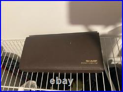 Vintage Sharp PC-1245 / CE-125 Pocket Computer Cassette Recorder / Printer