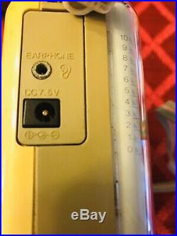 Vintage Sharp QT-5 (W) AM/FM Radio Cassette Recorder. Tested & Works Great