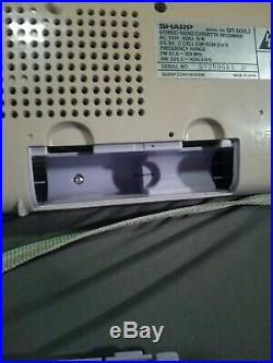 Vintage Sharp QT-50 Lavender Purple Stereo Radio AM/FM Cassette Player Recorder