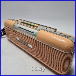 Vintage Sharp QT-50(P) Stereo Cassette Recorder Radio Japan Works Retro Orange Vintage Sharp QT-50(P) Stereo Cassette Recorder Radio Japan Works Retro Orange