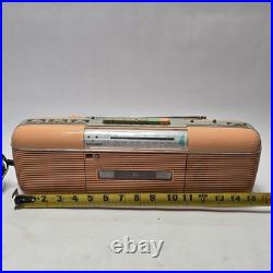 Vintage Sharp QT-50(P) Stereo Cassette Recorder Radio Japan Works Retro Orange Vintage Sharp QT-50(P) Stereo Cassette Recorder Radio Japan Works Retro Orange