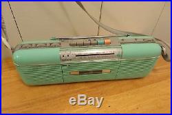 Vintage Sharp QT-50 Stereo Radio Cassette Recorder AM FM