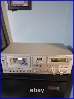 Vintage Sharp RT-1199 Stereo Cassette Deck Player And Recorder