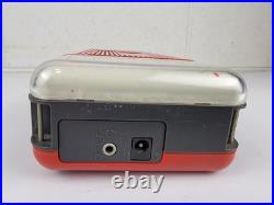 Vintage Sharp Radio Cassette Recorder Boombox AM/FM Portable Tape Player Prop