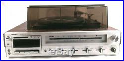 Vintage Sharp SG-141UR Record Player Turntable Cassette Tuner