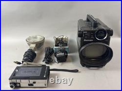 Vintage Sharp Sidekick TV 3T-50B Working JVC Cassette Recorder Movie Light Lot