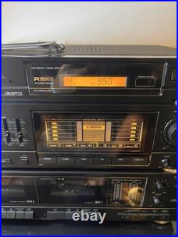 Vintage Sharp Stereo Component System Amp Tuner Dual Cassette Tested Works