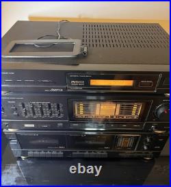 Vintage Sharp Stereo Component System Amp Tuner Dual Cassette Tested Works
