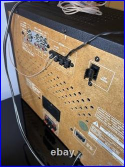 Vintage Sharp Stereo Component System Amp Tuner Dual Cassette Tested Works