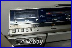 Vintage Sharp Vz-2000xa Record Player Cassette Tape Radio Stereo Boombox