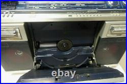 Vintage Sharp Vz-2000xa Record Player Cassette Tape Radio Stereo Boombox