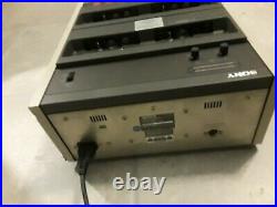 Vintage Sony Audio Cassette Duplicator Model CCP-1300 Untested 4 Track turns on