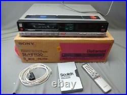 Vintage Sony Betamax Hi-Fi SL-HFR30 Video Cassette Recorder With Box