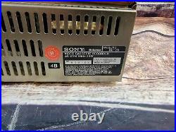 Vintage Sony Betamax SL-25 Betamax Video Cassette Player Recorder Woodgrain