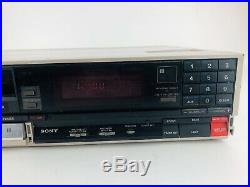 Vintage Sony Betamax SL-90 E-Z Betamax Video Cassette Recorder Stereo 1984