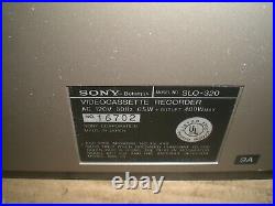 Vintage Sony Betamax SLO-320 Video Cassette Recorder