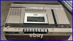 Vintage Sony Betamax Time Commander SL-5800 Video Cassette Recorder Vintage Sony Betamax Time Commander SL-5800 Video Cassette Recorder
