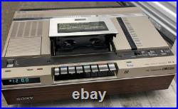 Vintage Sony Betamax Time Commander SL-5800 Video Cassette Recorder Vintage Sony Betamax Time Commander SL-5800 Video Cassette Recorder