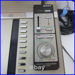 Vintage Sony Betamax Time Commander SL-5800 Video Cassette Recorder Remote AS IS
