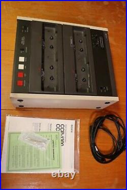 Vintage Sony CCP-1300 16x High-Speed 1x3 Cassette MASTER DECK Duplicator Tested