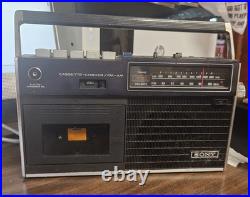 Vintage Sony CF-450 Cassette Recorder and AM/FM Radio 1971