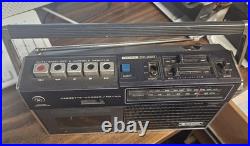 Vintage Sony CF-450 Cassette Recorder and AM/FM Radio 1971