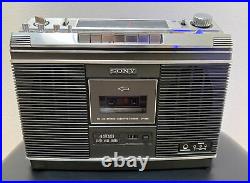 Vintage Sony CF-580 AM/FM Stereo Cassette Player Recorder 4 Speaker Matrix