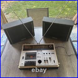 Vintage Sony CF-610 Recorder Deck Stereo AM / FM/Cassette (TESTED/WORKS/CLEAR)