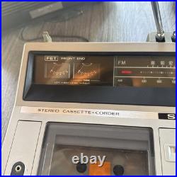Vintage Sony CF-610 Recorder Deck Stereo AM / FM/Cassette (TESTED/WORKS/CLEAR)
