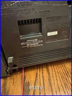 Vintage Sony CFD-460 Boombox Stereo Cassette Player Radio Recorder Tested Works