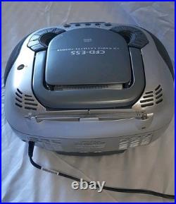 Vintage Sony CFD-E55 CD Radio Cassette Recorder Player Boombox Clock Timer