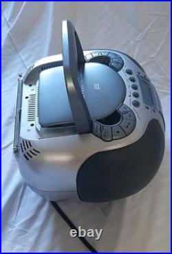 Vintage Sony CFD-E55 CD Radio Cassette Recorder Player Boombox Clock Timer