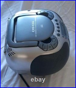 Vintage Sony CFD-E55 CD Radio Cassette Recorder Player Boombox Clock Timer